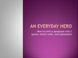An Everyday Hero