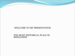the most historical place in bangldesh