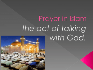 Prayer in Islam