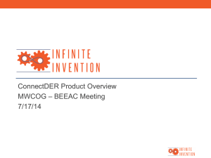 ConnectDER Presentation