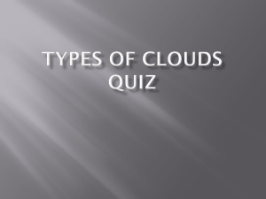 Types of Clouds