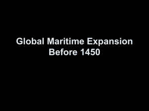 Global Maritime Expansion Before 1450