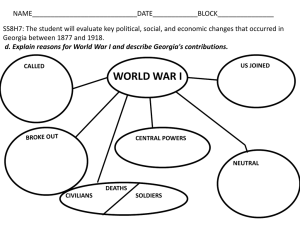 WWI GRAPHIC ORGANIZERS