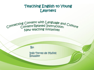 TEYL ppt - Technology4TEFL