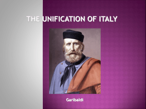 The Unification of Italy and Germany