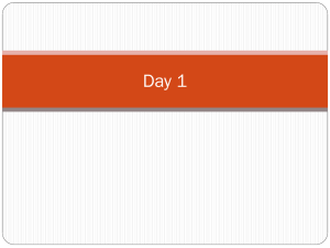 Day 1 - Josh Murphy ePortfolio