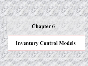 What is the total annual inventory cost?