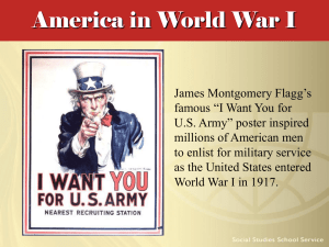 The United States In World War I