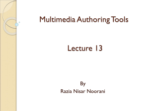 Multimedia Authoring Tools