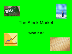 Introduction to the Stock Market