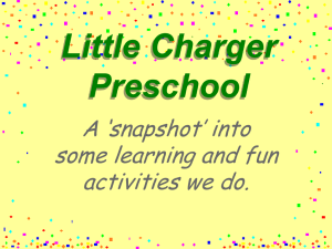 Little Charger Preschool