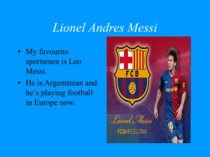 Lionel Andres Messi