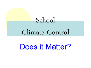 School Climate Control