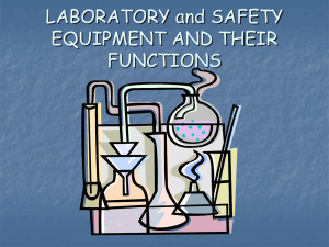 laboratory equipment and their functions