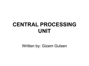 CENTRAL PROCESSING UNIT