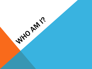 Who Am I?