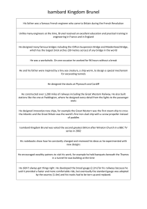 Brunel - card sort activity