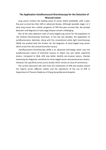 The Application Autofluorescent Bronchoscopy for the Detection of