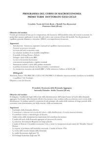 programma del corso di macroeconomia primo term dottorato xxxi