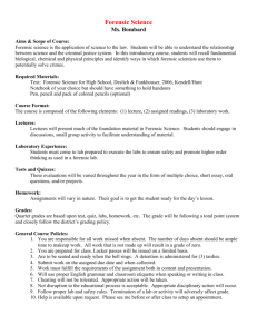 Advanced Placement Biology - Montville Township School District