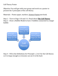 Cell Theory Poster