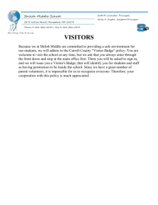 Visitors - Carroll County Public Schools