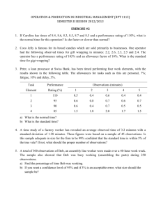 OPERATION & PRODUCTION IN INDUSTRIAL MANAGEMENT