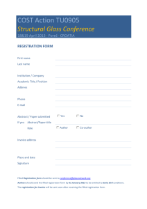registration form