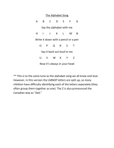 The Alphabet Song