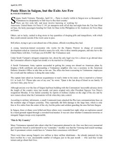 Panic in Saigon NF Text