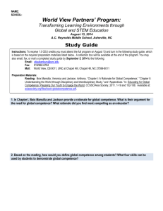 Study Guide and Reading