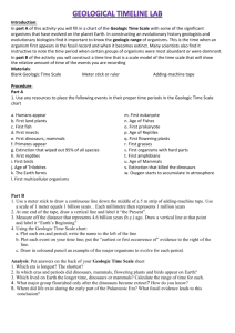 geological timeline lab