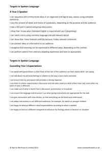 Y3 - Spoken Language