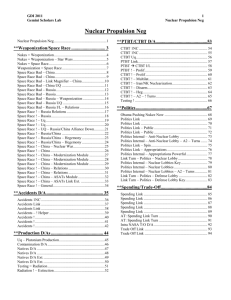 Nuclear Propulsion Neg - Open Evidence Archive