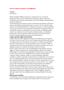 PS core network evolution in the MBB age TextStart By Ding Gan