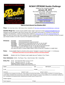 NCWAY eXtreme Rookie Challenge