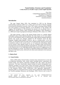 Named Entities - University of Birmingham