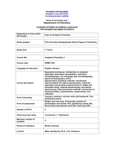 ERASMUS PROGRAMME