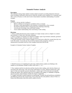 Semantic Feature Analysis