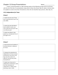 Chapter 12 Group Presentations