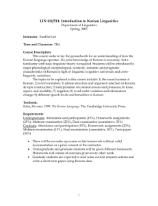 Syllabus - Department of Linguistics :: University at Buffalo