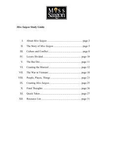 About Miss Saigon - Miss Saigon Tour