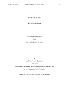 Afterlife - Richard Elliott Friedman