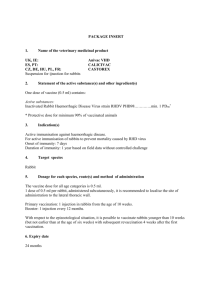 PACKAGE INSERT Name of the veterinary medicinal product UK, IE