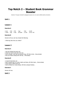 Top Notch 2 – Student Book Grammar Booster