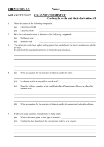 Chem 3.5 #8 Acids