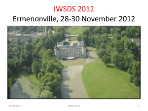 iwsds 2012 - Universität Ulm