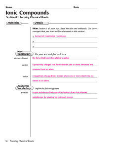 Ionic Compounds - BarbaraElam-Rice