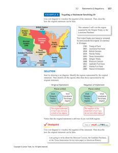 3.2 Statements & Negations