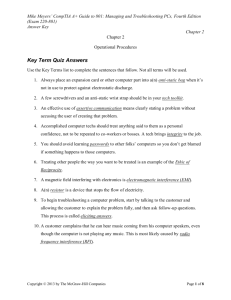 Key Term Quiz Answers